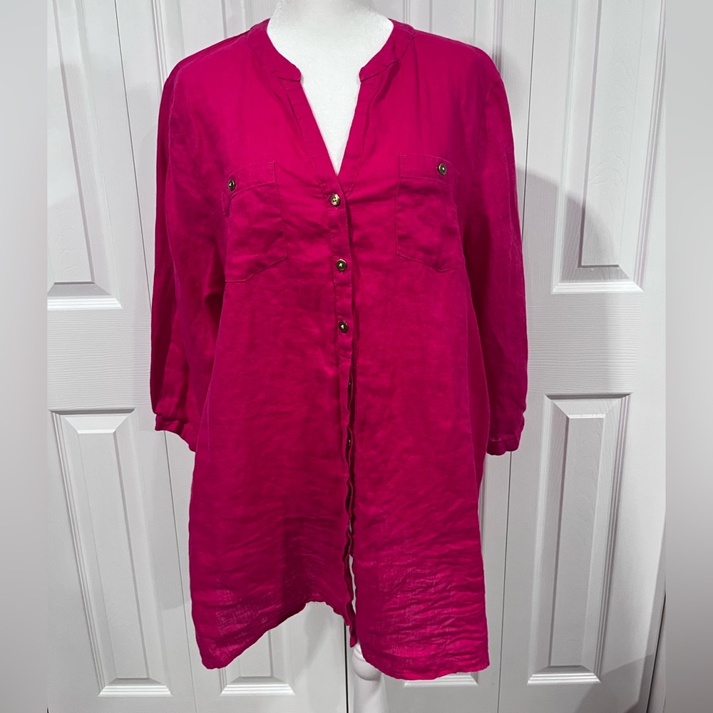 Investments Fuchsia Blouse